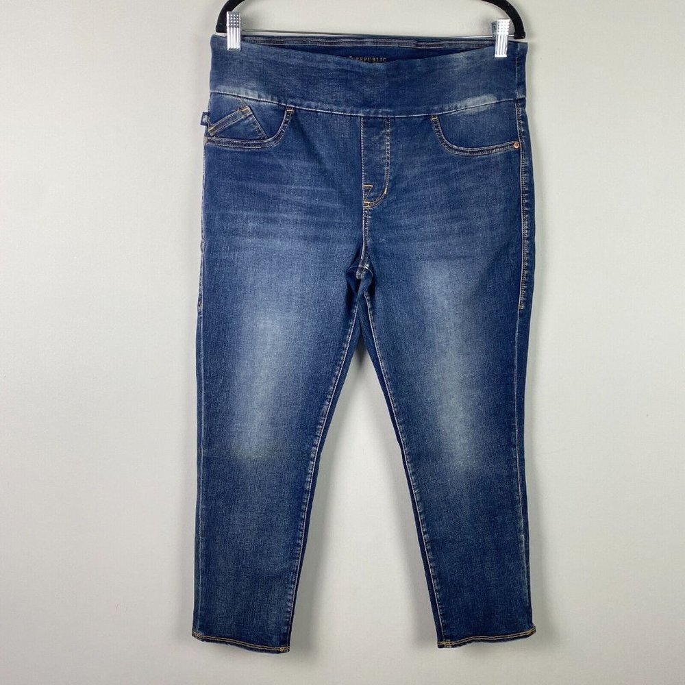 Women's Dark Blue Stretch Denim Jeggings